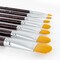 7pcs Artist Filbert Paintbrush Set for Acrylic Watercolor Gouache Oil and Body Painting